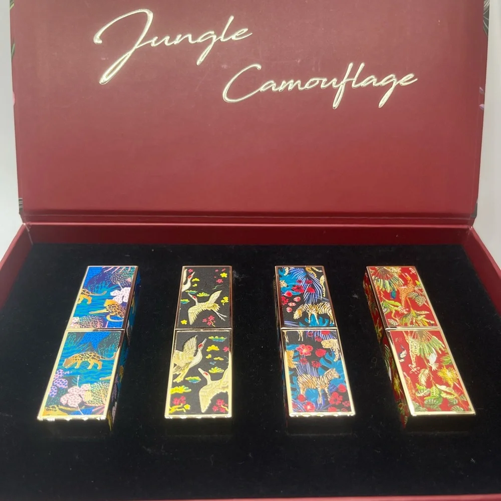 MISKOS Matte Moisturizer Jungle Lipstick~4PCS CIBBCCI Silky LongLasting Waterprf